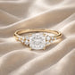 Verlobungsring Gelbgold 585 mit Diamanten I MIRA CUSHION