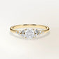 Verlobungsring Gelbgold 585 mit Diamanten I MIRA CUSHION
