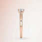 Verlobungsring Rosegold 585 mit Diamanten I MIRA CUSHION
