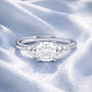 Verlobungsring Weißgold 585 mit Diamanten I MIRA CUSHION