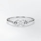 Verlobungsring Platin 950 mit Diamanten I MIRA CUSHION