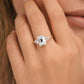 Verlobungsring Gelbgold 585 mit Diamanten I MIRA EMERALD