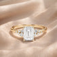 Verlobungsring Gelbgold 585 mit Diamanten I MIRA EMERALD