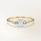 Verlobungsring Gelbgold 585 mit Diamanten I MIRA EMERALD