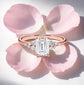 Verlobungsring Rosegold 585 mit Diamanten I MIRA EMERALD