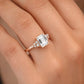 Verlobungsring Rosegold 585 mit Diamanten I MIRA EMERALD