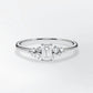 Verlobungsring Platin 950 mit Diamanten I MIRA EMERALD
