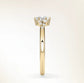 Verlobungsring Gelbgold 585 mit Diamanten I MIRA