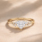Verlobungsring Gelbgold 585 mit Diamanten I MIRA HERZ