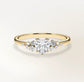 Verlobungsring Gelbgold 585 mit Diamanten I MIRA HERZ