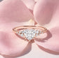 Verlobungsring Rosegold 585 mit Diamanten I MIRA HERZ