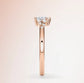 Verlobungsring Rosegold 585 mit Diamanten I MIRA HERZ