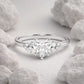 Verlobungsring Platin 950 mit Diamanten I MIRA HERZ