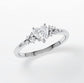 Verlobungsring Platin 950 mit Diamanten I MIRA HERZ