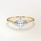 Verlobungsring Gelbgold 585 mit Diamanten I MIRA MARQUISE