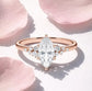 Verlobungsring Rosegold 585 mit Diamanten I MIRA MARQUISE