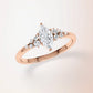 Verlobungsring Rosegold 585 mit Diamanten I MIRA MARQUISE