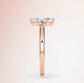 Verlobungsring Rosegold 585 mit Diamanten I MIRA MARQUISE