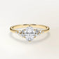 Verlobungsring Gelbgold 585 mit Diamanten I MIRA OVAL