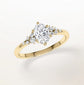 Verlobungsring Gelbgold 585 mit Diamanten I MIRA OVAL