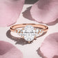 Verlobungsring Rosegold 585 mit Diamanten I MIRA OVAL