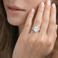 Verlobungsring Platin 950 mit Diamanten I MIRA OVAL