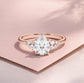 Verlobungsring Rosegold 585 mit Diamanten I MIRA TROPFEN
