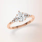 Verlobungsring Rosegold 585 mit Diamanten I MIRA TROPFEN