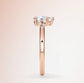 Verlobungsring Rosegold 585 mit Diamanten I MIRA TROPFEN