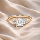 Verlobungsring Gelbgold 585 mit Diamanten I MIRA PRINCESS