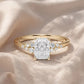 Verlobungsring Gelbgold 585 mit Diamanten I MIRA RADIANT