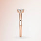 Verlobungsring Rosegold 585 mit Diamanten I MIRA RADIANT