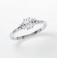 Verlobungsring Platin 950 mit Diamanten I MIRA RADIANT