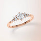 Verlobungsring Rosegold 585 mit Diamanten I MIRA