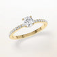Verlobungsring Gelbgold 585 mit Diamant I AMORE PAVE