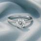 Verlobungsring Platin 950 mit Diamant I ROUND PAVE