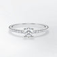 Verlobungsring Platin 950 mit Diamant I ROUND PAVE