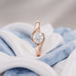 Verlobungsring Rosegold 585 mit Diamant I SWING
