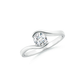 Verlobungsring Platin 950 mit Diamant I SWING
