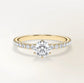 Verlobungsring Gelbgold 585 mit Diamanten I SKY