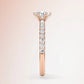 Verlobungsring Roségold 585 mit Diamanten I SKY