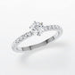Verlobungsring Platin 950 mit Diamanten I SKY
