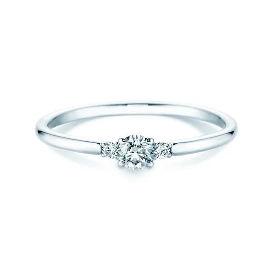 Verlobungsring Platin 950 mit Diamanten I VIVID PETITE