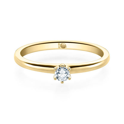 Gelbgold Ring Verlobung 